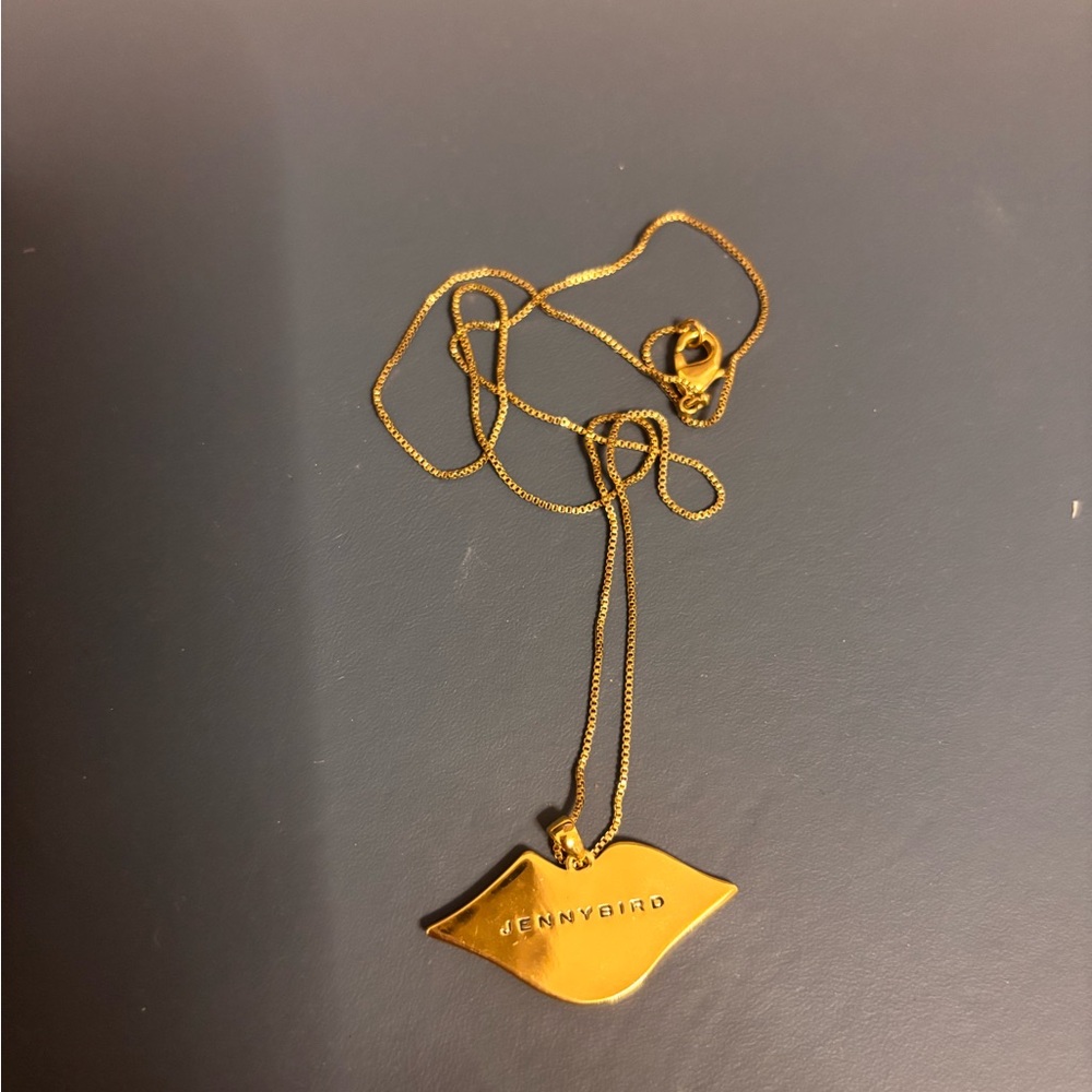 Jenny Bird Gold Vermeil Pendant Necklace